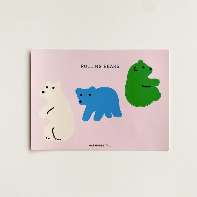 Sticker - Rolling Bears
